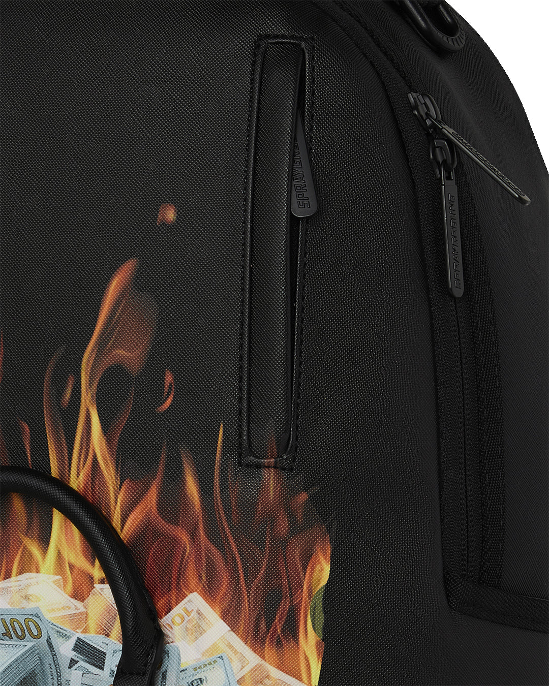 BAG OF MONEY ON FIRE BACKPACK - Image 6