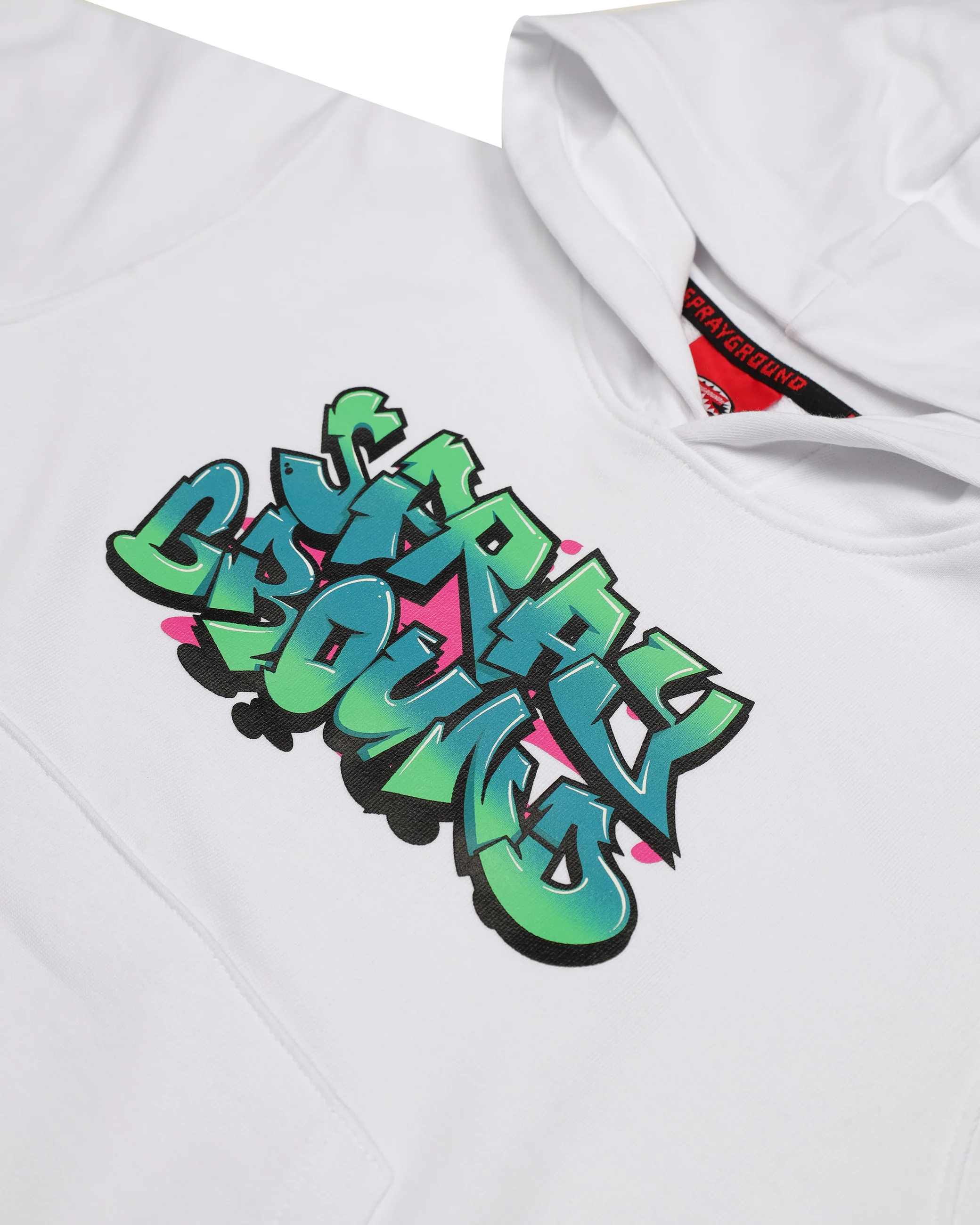 CATCH THE BEAR REGULAR HOODIE WHT - Image 7