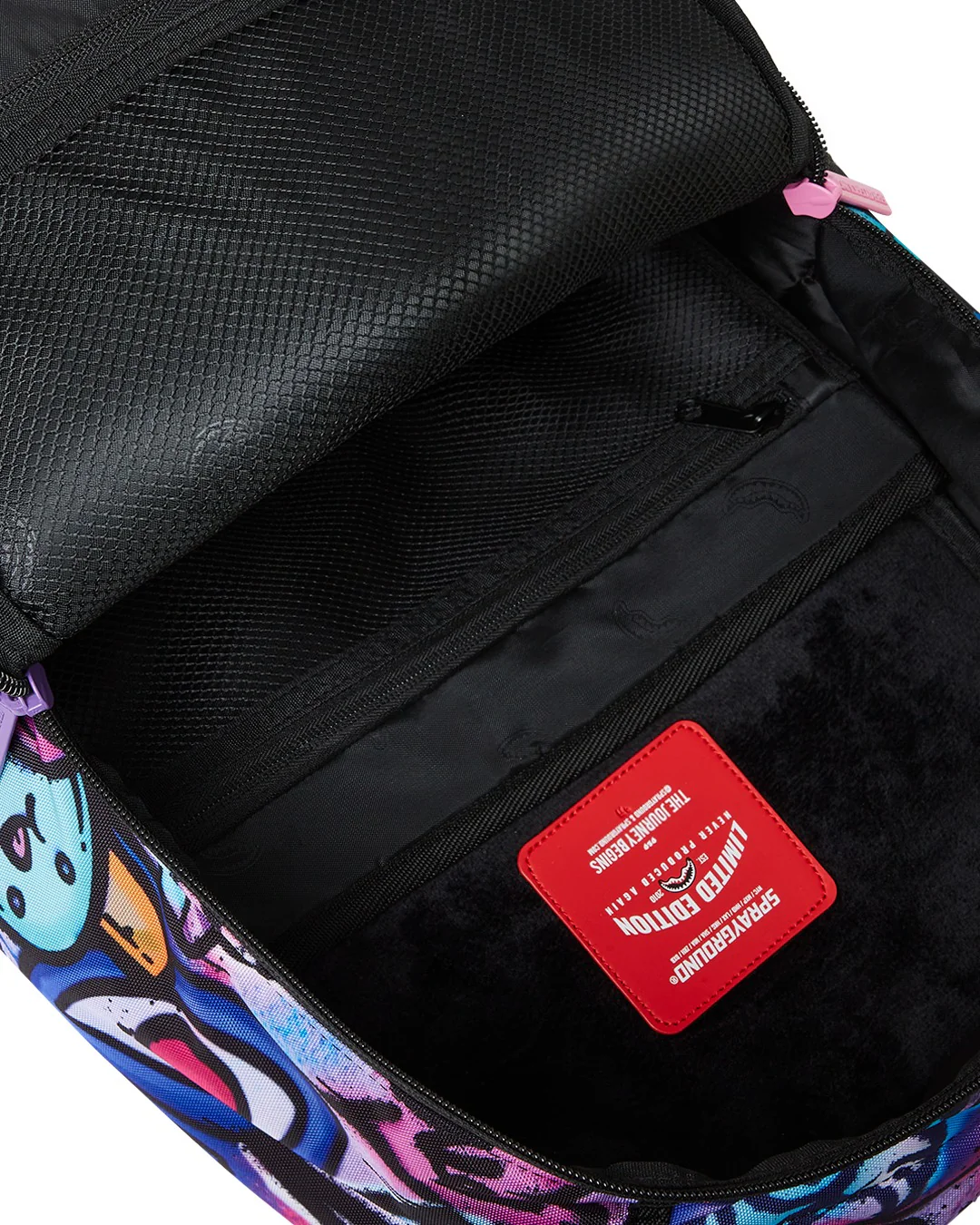 GIRLY GRAFFITI PRINT DLXR BACKPACK - Image 8