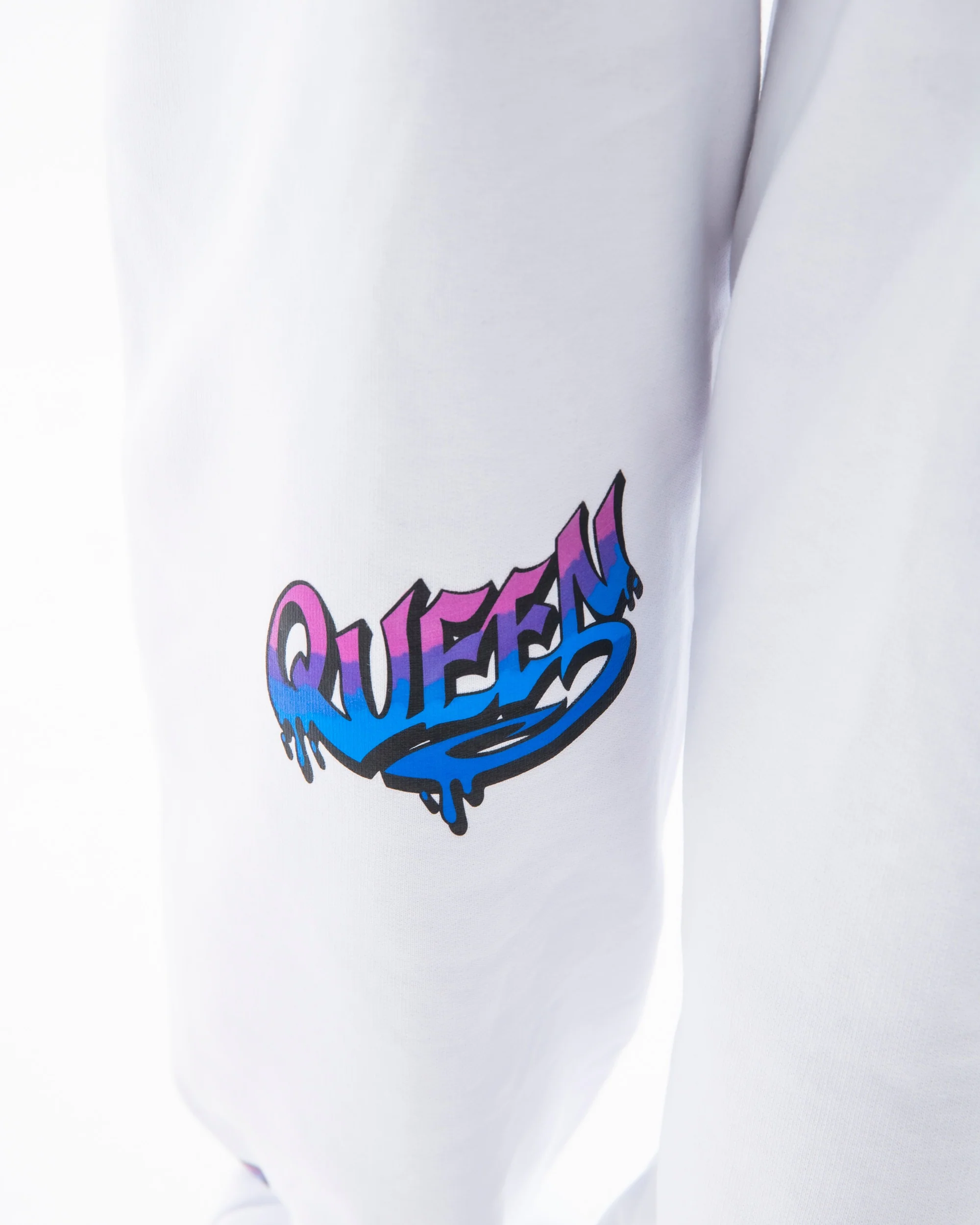 GIRLY GRAFFITI WHITE OVER HOODIE - Image 7