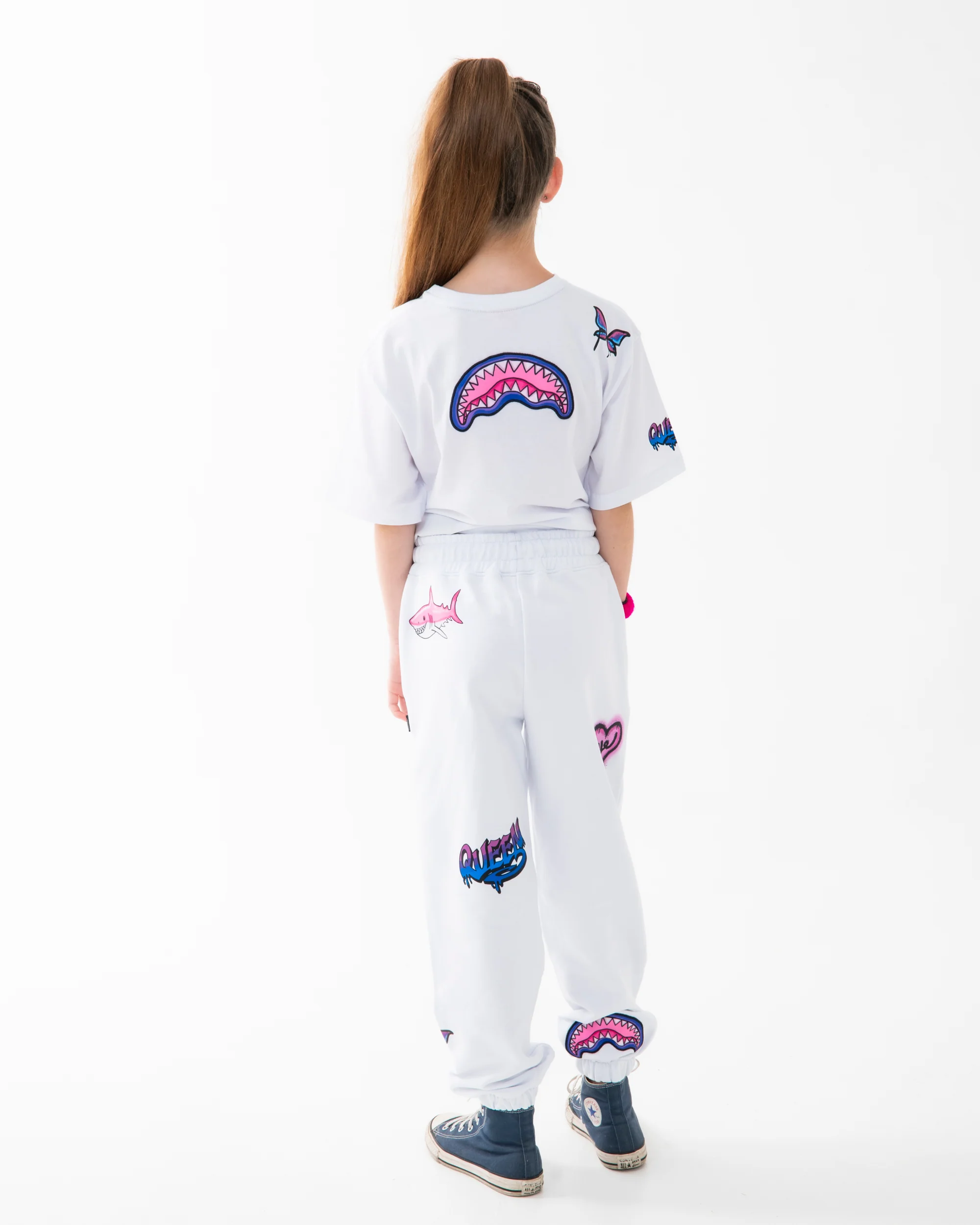GIRLY GRAFFITI WHITE T-SHIRT - Image 11