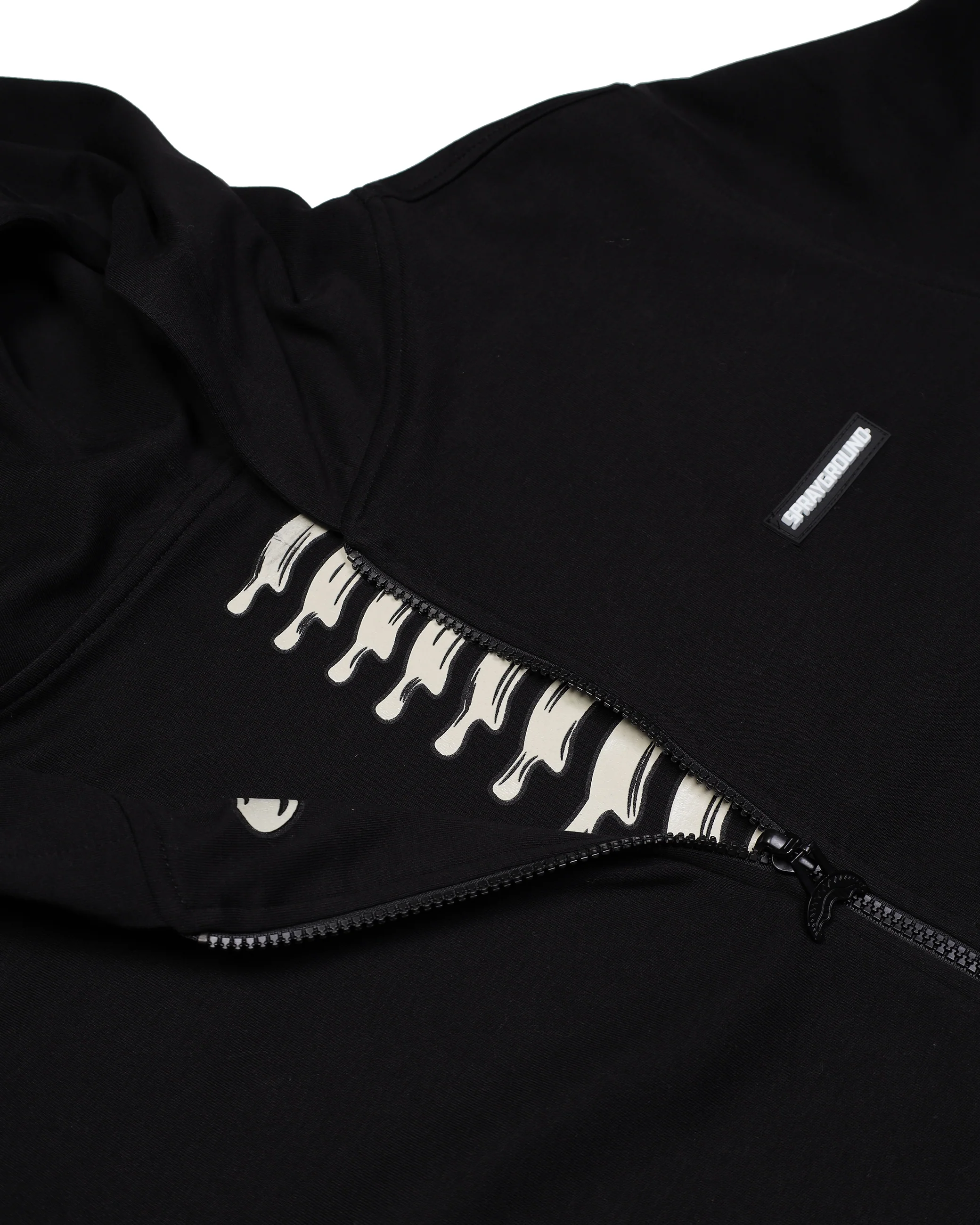 GLOW IN THE DARK SHARK BONE DOUBLE FULL-ZIP - Image 6