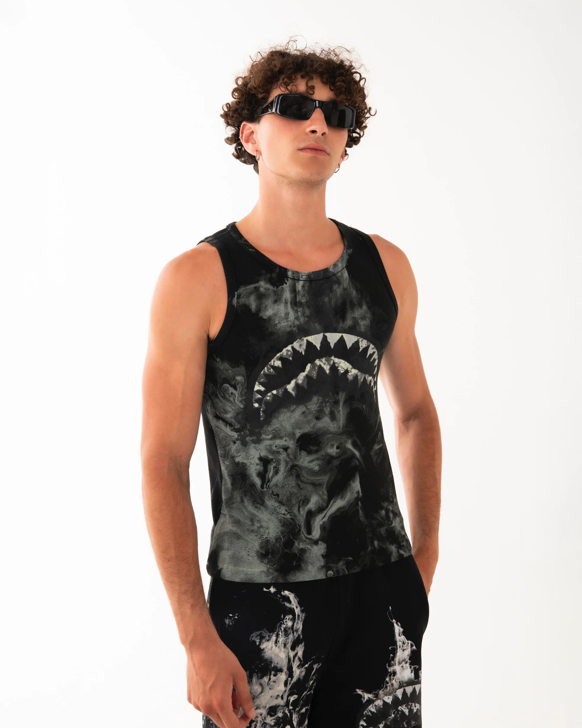 INK INFUSION TANKTOP BLK - Image 3