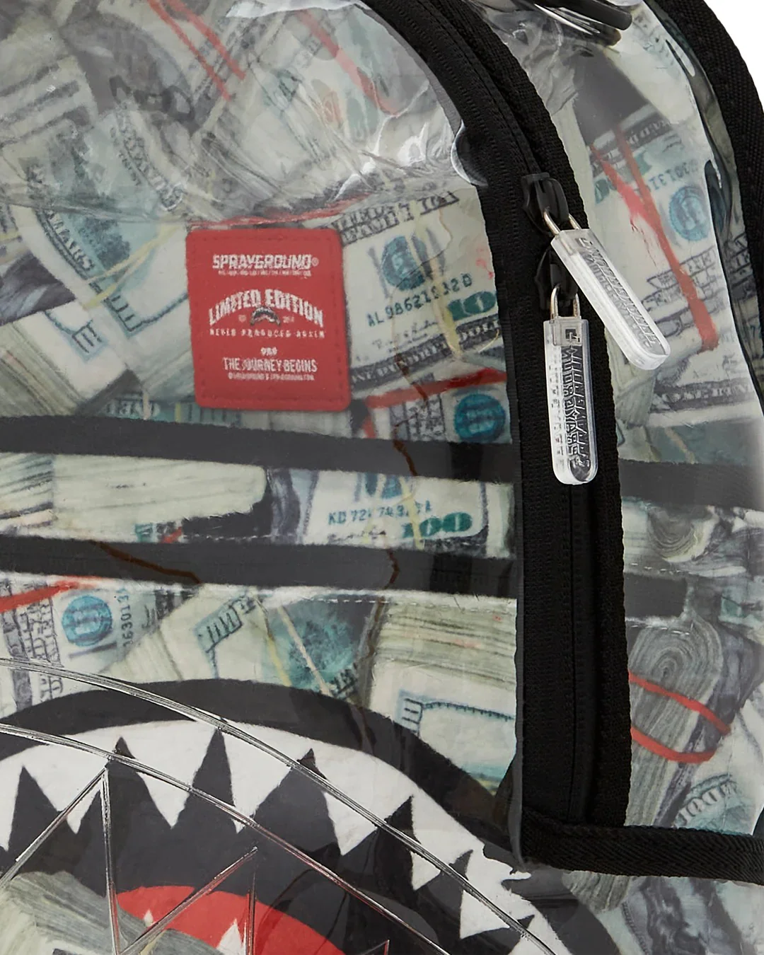 MONEY PILE DLXS CLEAR BACKPACK - Image 9
