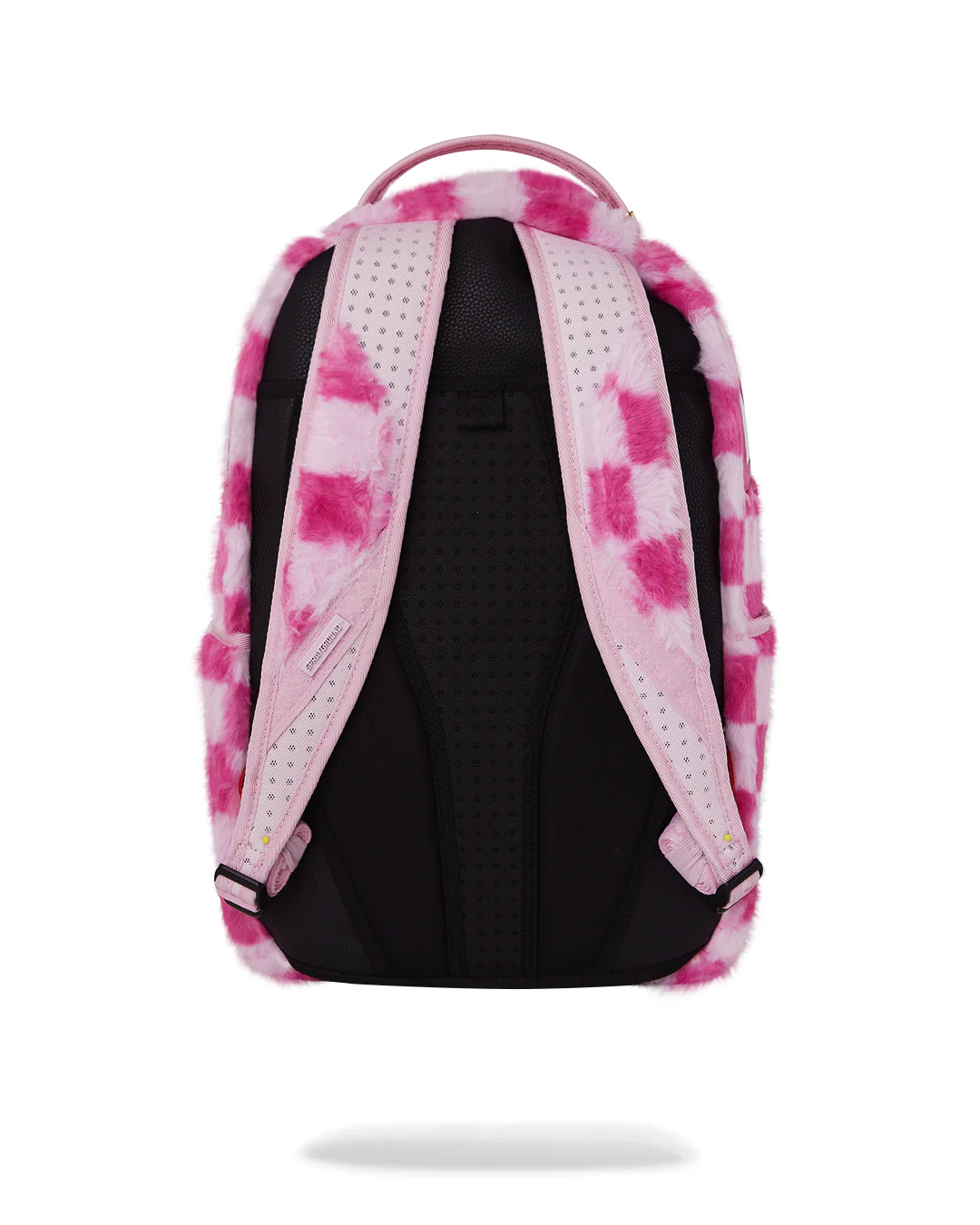 PINK FUR CHECK BACKPACK - Image 4