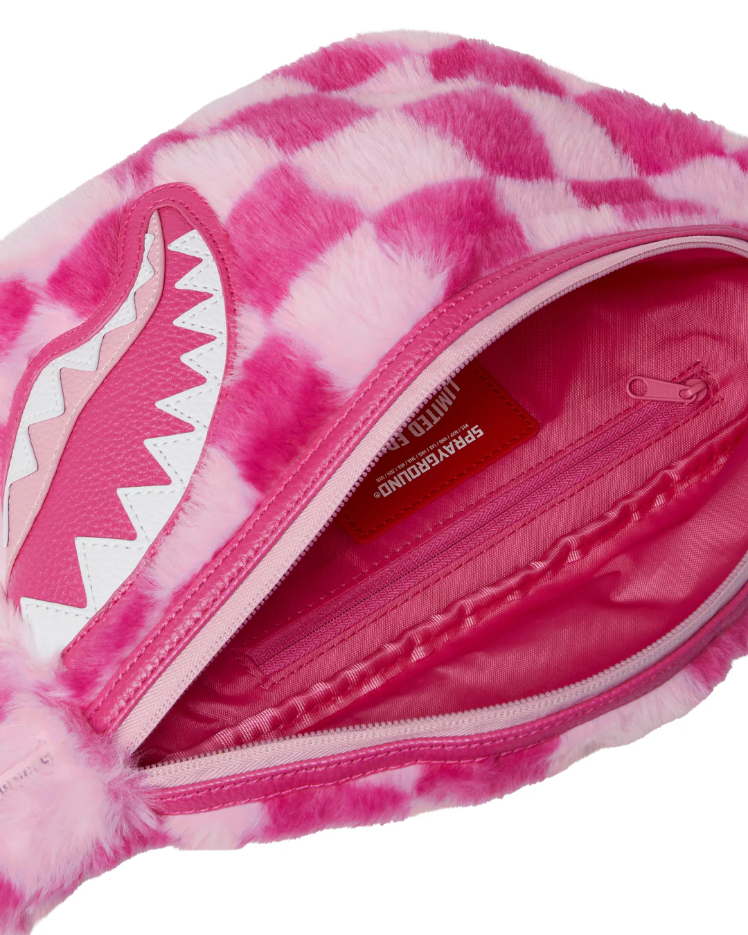 PINK FUR CHECK SAVVY CROSSBODY - Image 4