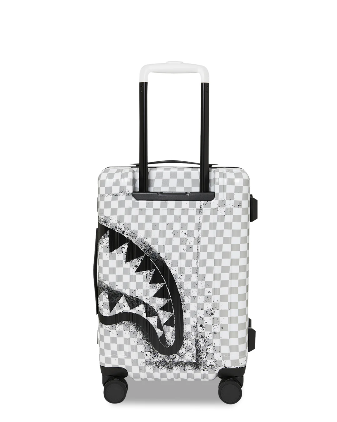 RED STENCIL SHARK CARRY-ON LUGGAGE - Image 2