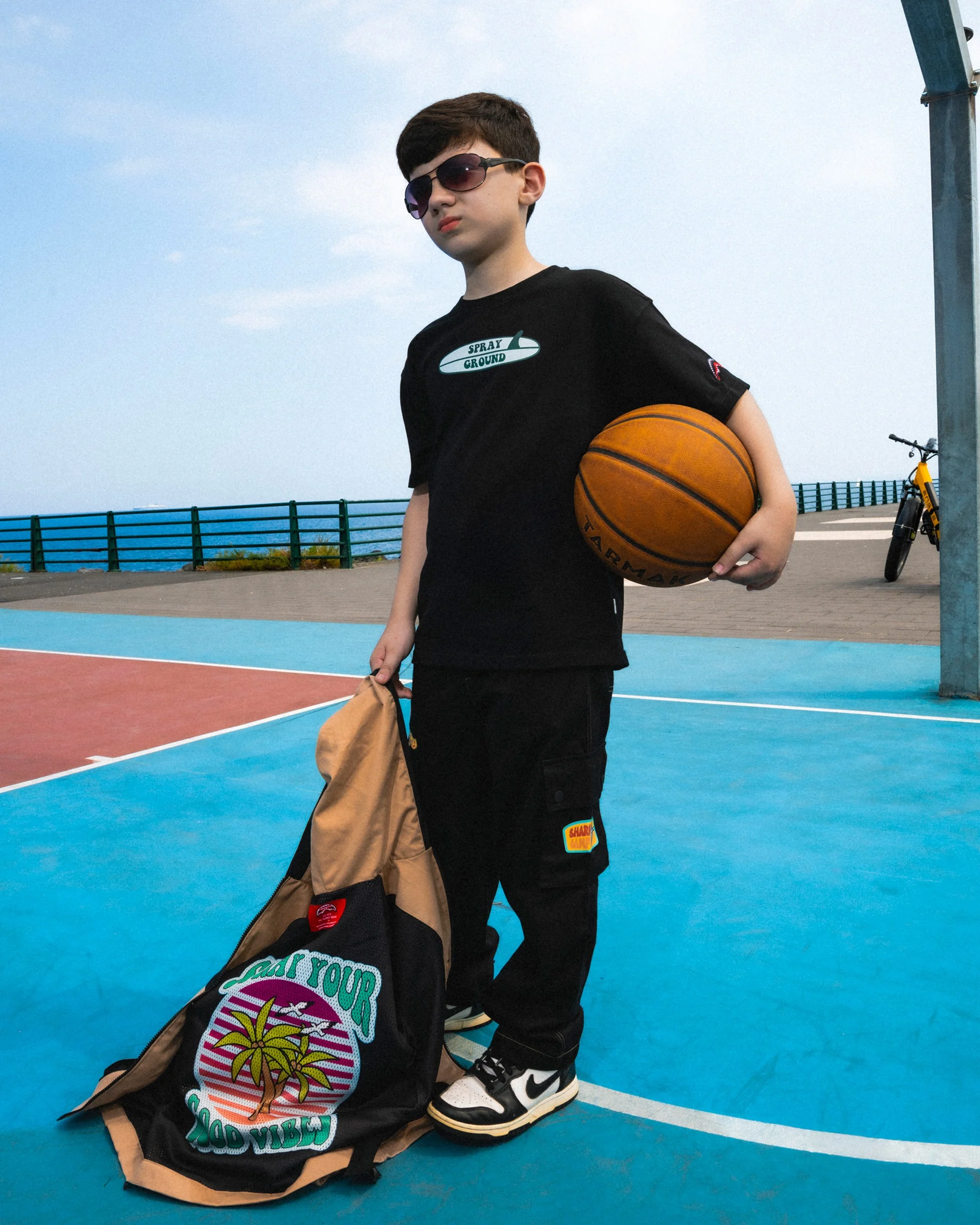 RIDE THE WAVE BLACK OVER T-SHIRT - Image 2
