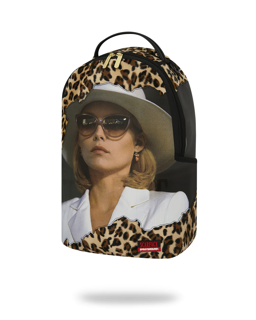 SCARFACE ELVIRA LEOPARD PRINT BACKPACK - Image 5