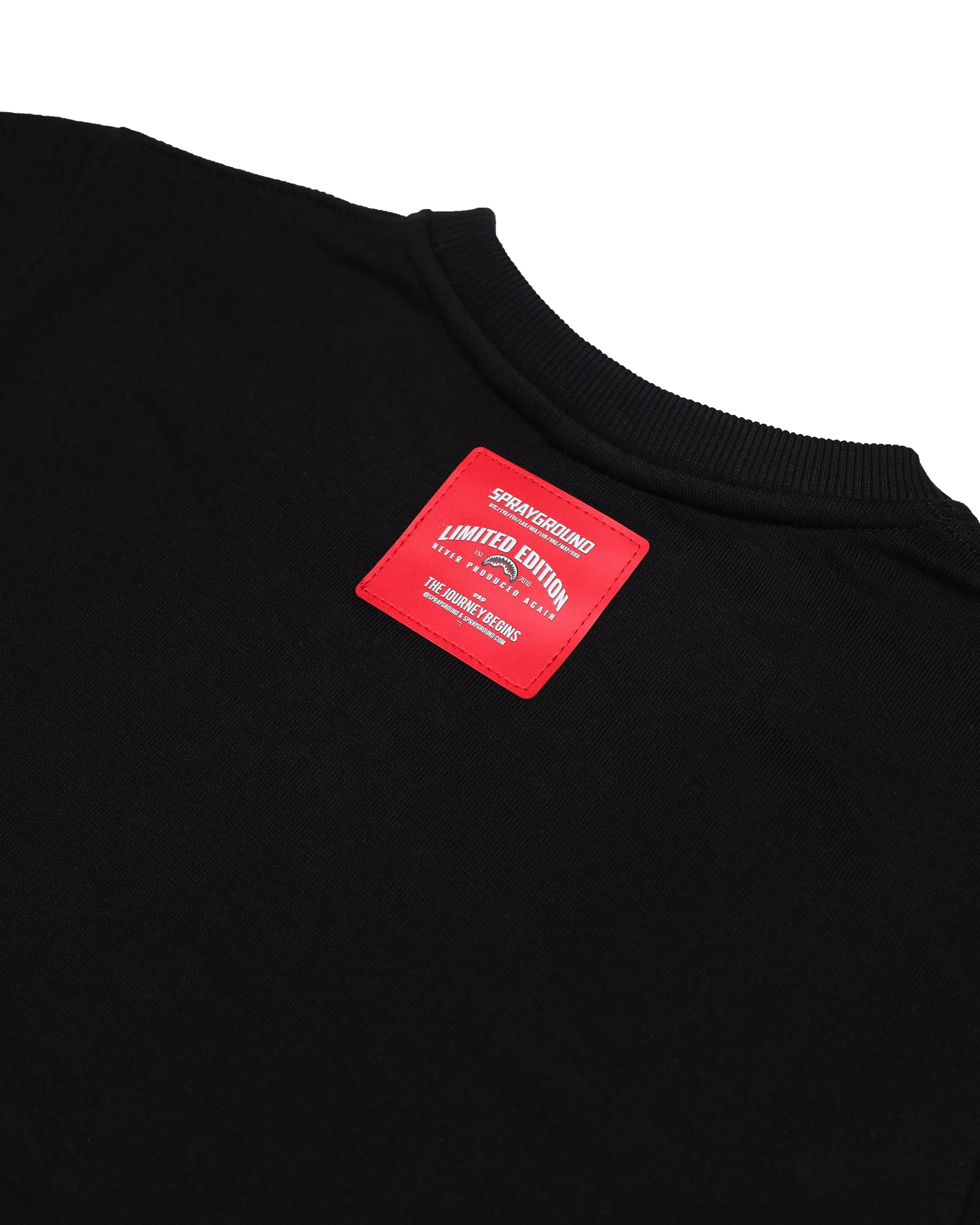 SHARK BASIC BLK REGULAR CREWNECK - Image 8
