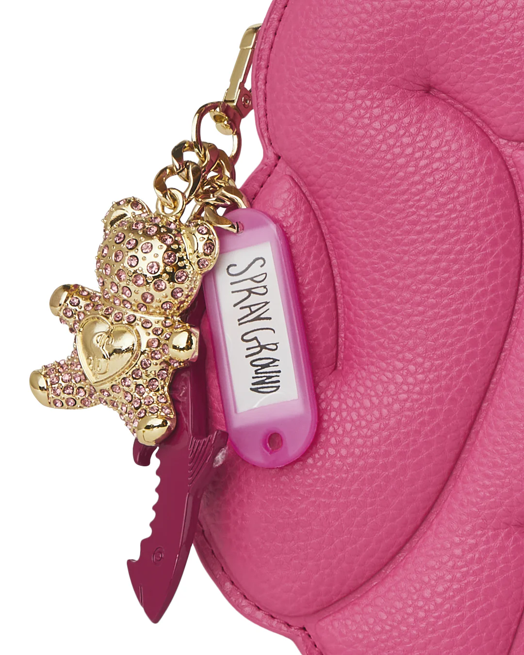 SHARK BUBBLE HANDBAG HOT PINK - Image 4