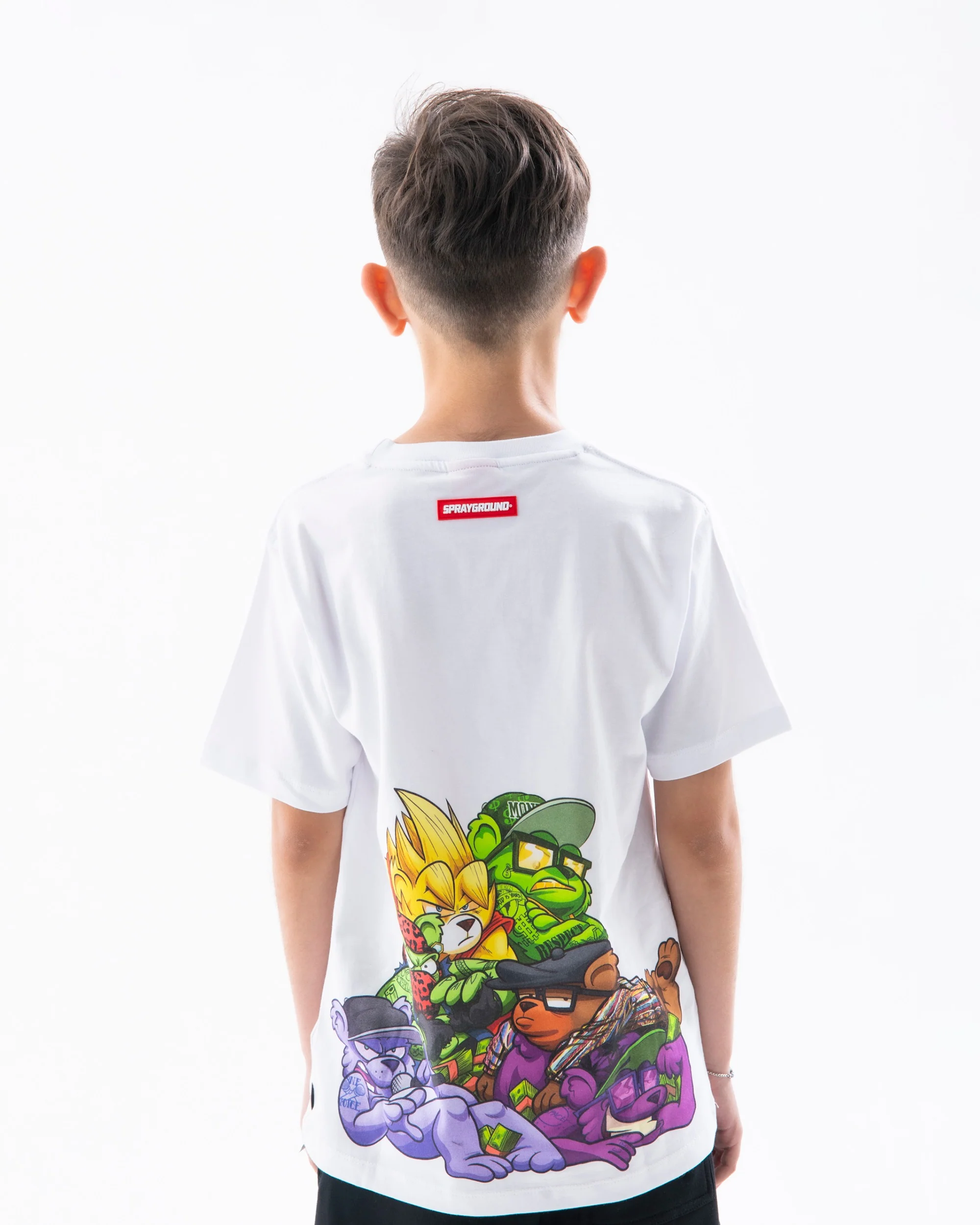 SHOW THE SHARK WHITE REGULAR T-SHIRT - Image 4