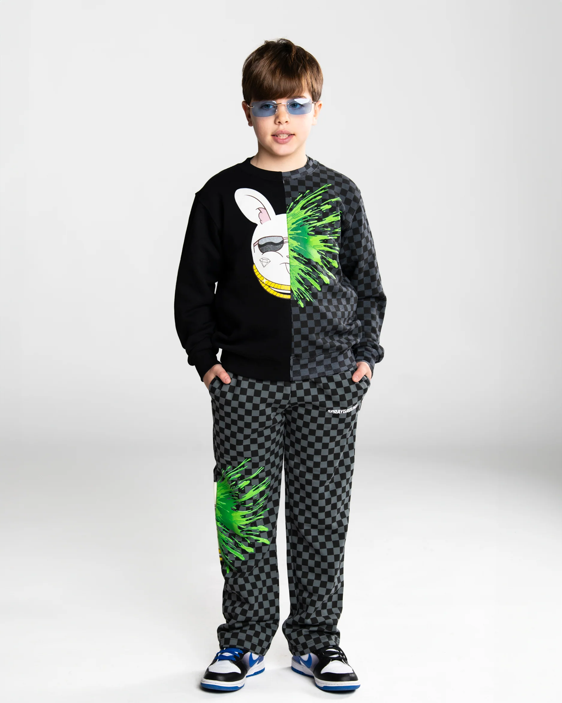 SPLATTER BUNNY SPLIT REGULAR CREWNECK - Image 7