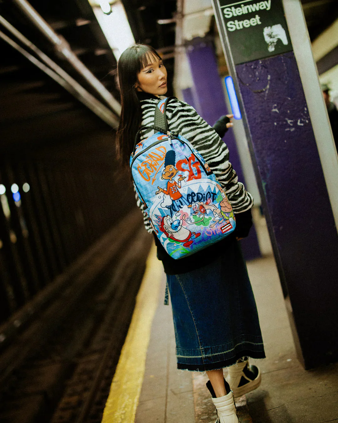 90s Nick Street Art Dlxsr Backpack - Image 2