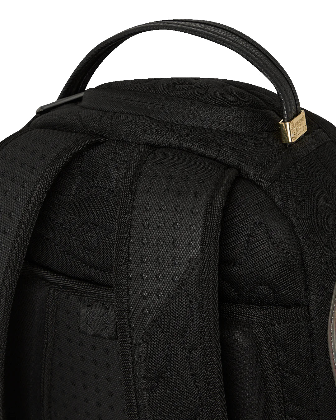 Black Quilted Irridescent Dlxs Backpack - Image 11