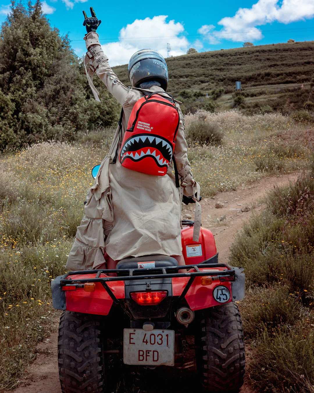 Core Red Sharkmouth Backpack 910b4619nsz - Image 12