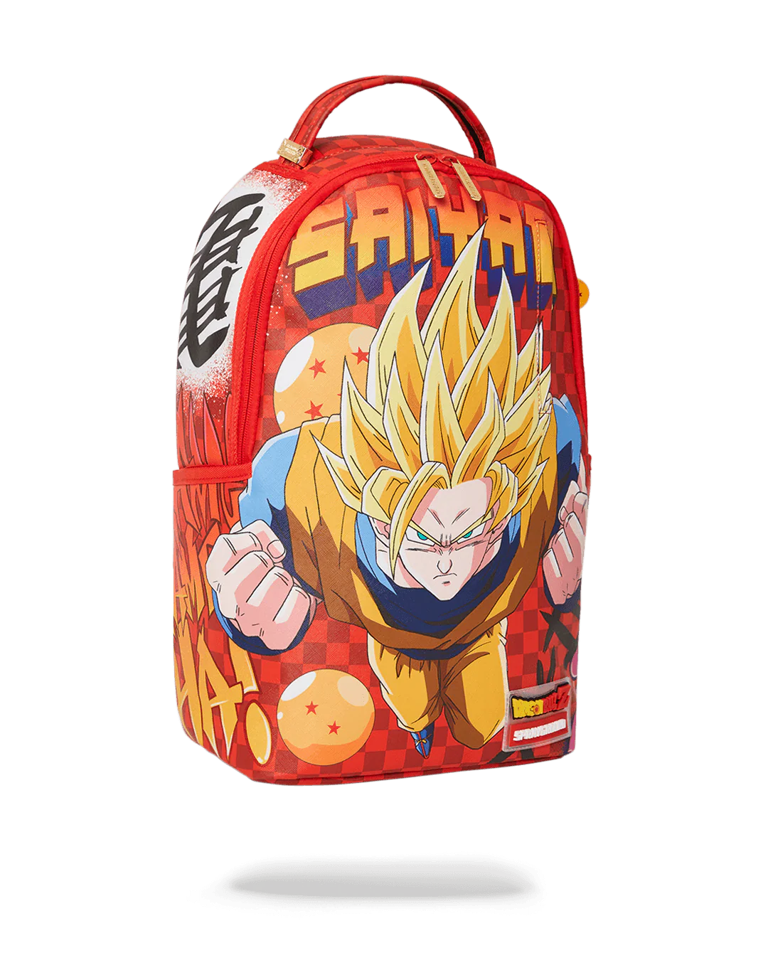 Sprayground Backpack DBZ ON THE RUN RED CHECK Red - Image 4