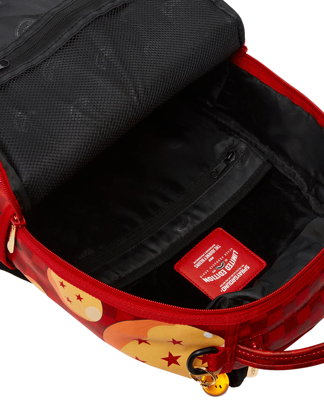Sprayground Backpack DBZ ON THE RUN RED CHECK Red - Image 9