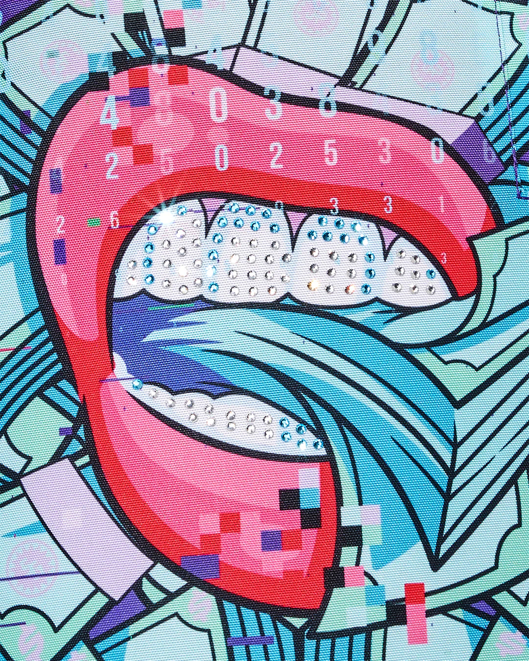 Digital Money Lips Backpack - Image 12
