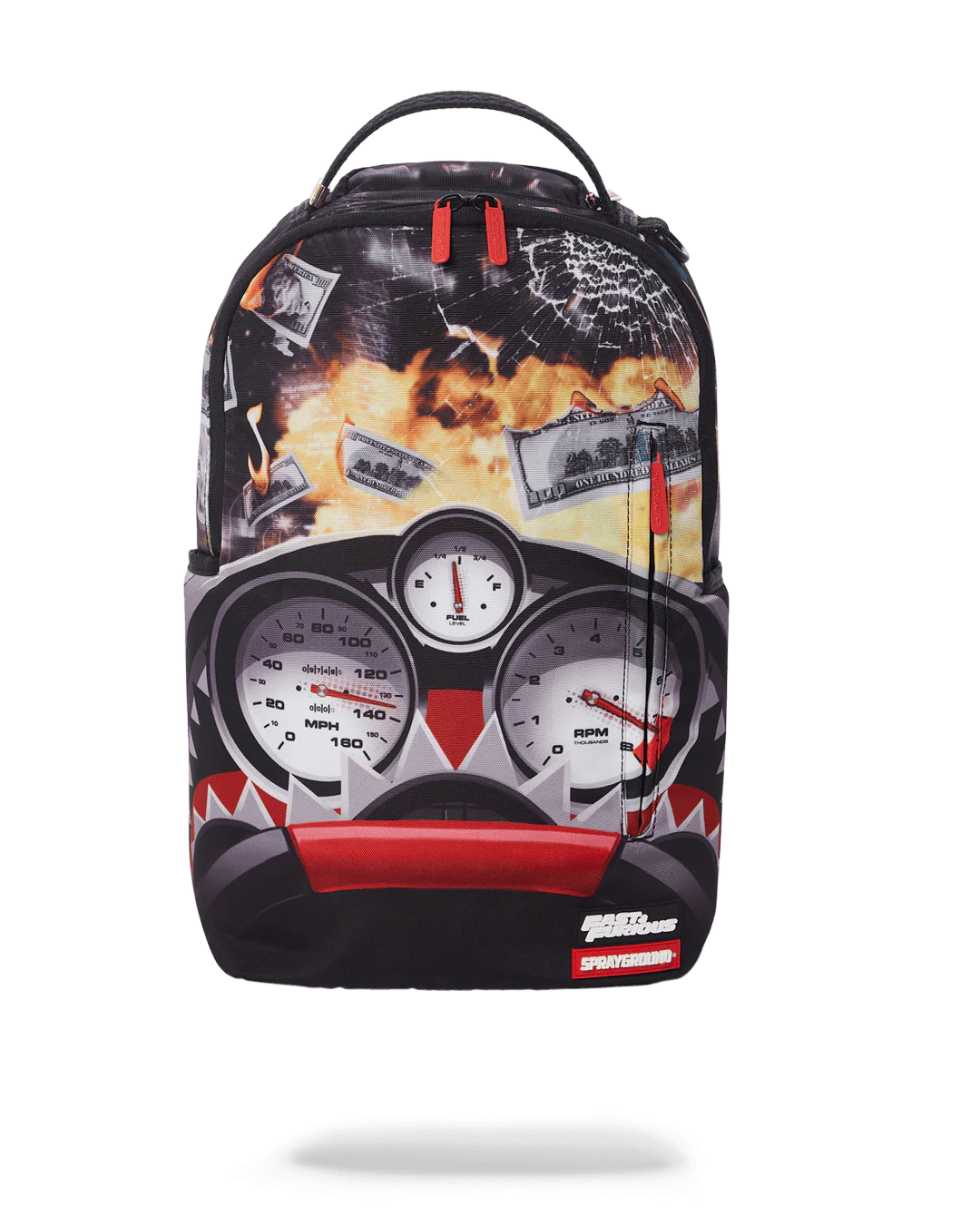 Sprayground Backpack FAST AND FURIOUS SHARK GAUGES BACKPACK (ONLY 50 PCS MADE) Multicolor