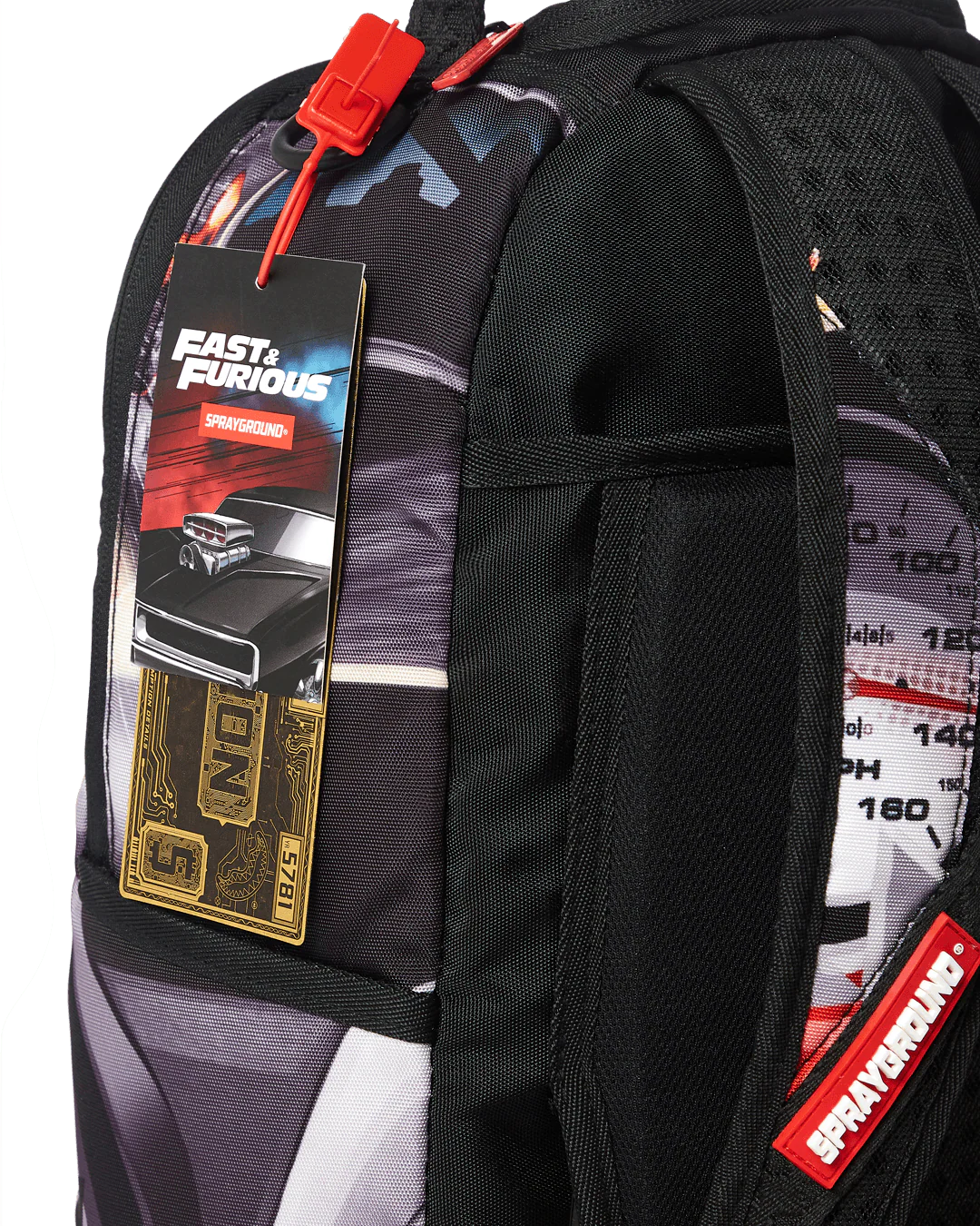 Sprayground Backpack FAST AND FURIOUS SHARK GAUGES BACKPACK (ONLY 50 PCS MADE) Multicolor - Image 8