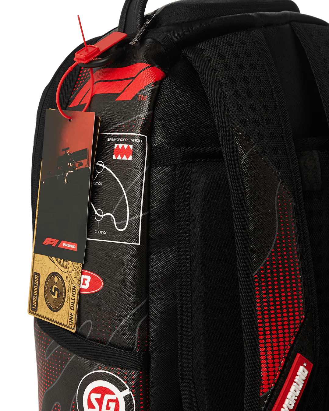 Sprayground Backpack FORMULA 1 MENACING BACKPACK (DLXV) Black - Image 15