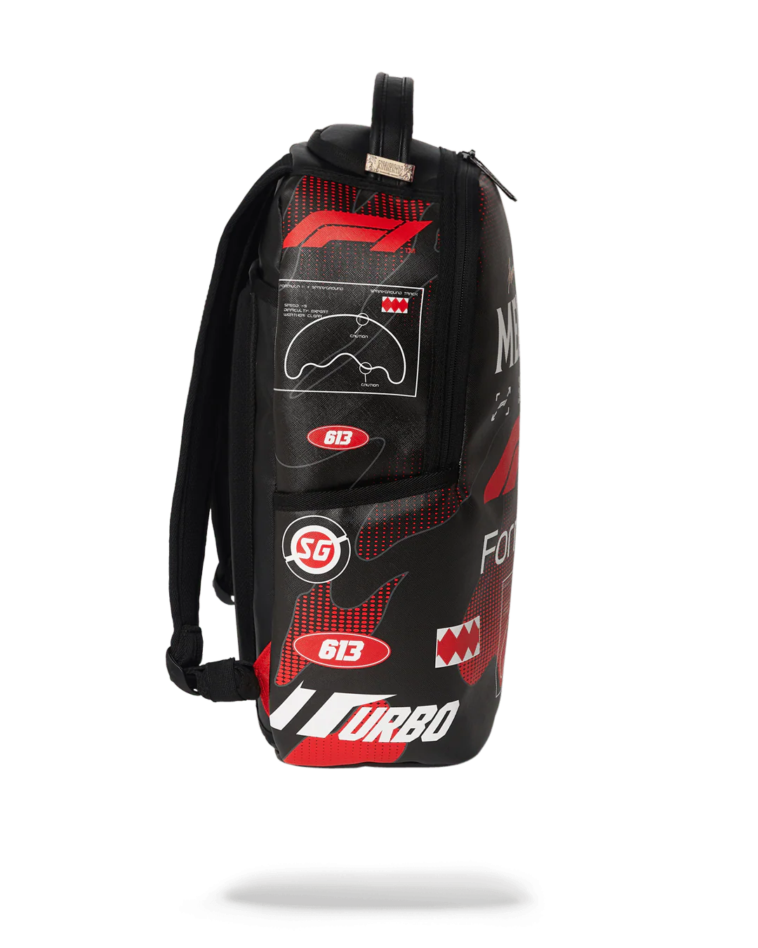 Sprayground Backpack FORMULA 1 MENACING BACKPACK (DLXV) Black - Image 5