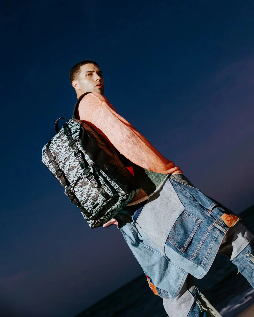 Midnight Raceway Graffiti Hills Backpack - Image 2
