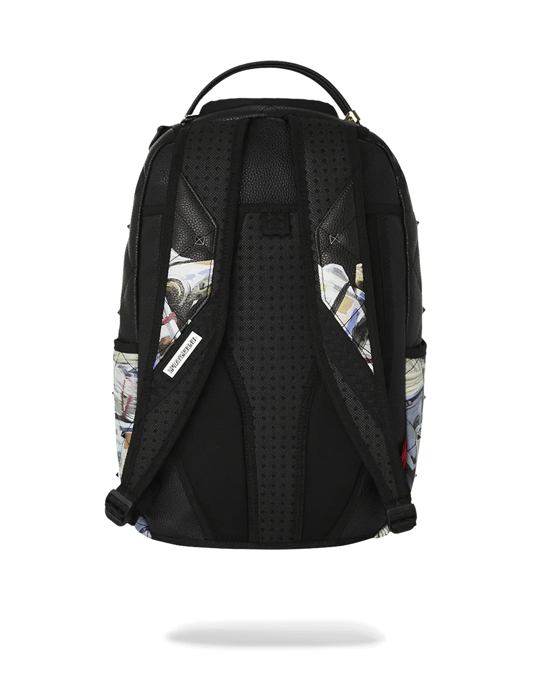 Quilted Money Stash Studded Backpack - Image 7