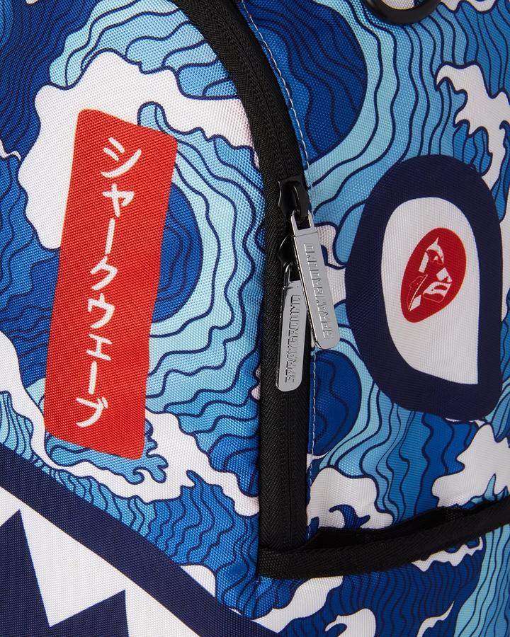 Sprayground Backpack SHARK WAVE Blue - Image 8