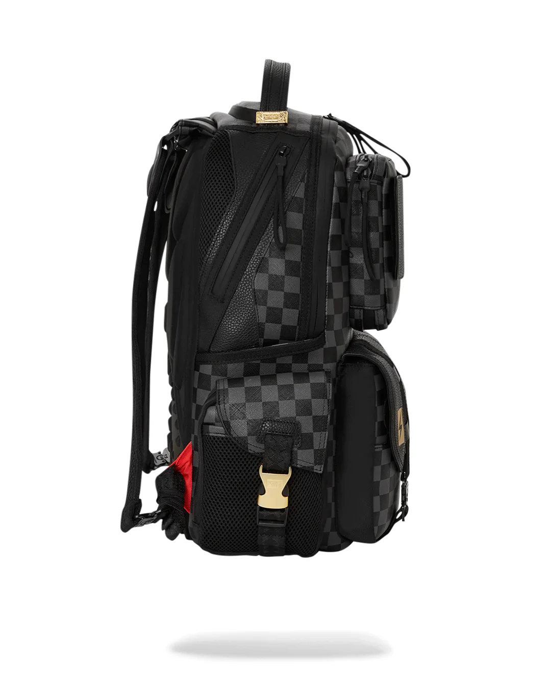 Special Ops Grey Checkered Backpack - Image 5