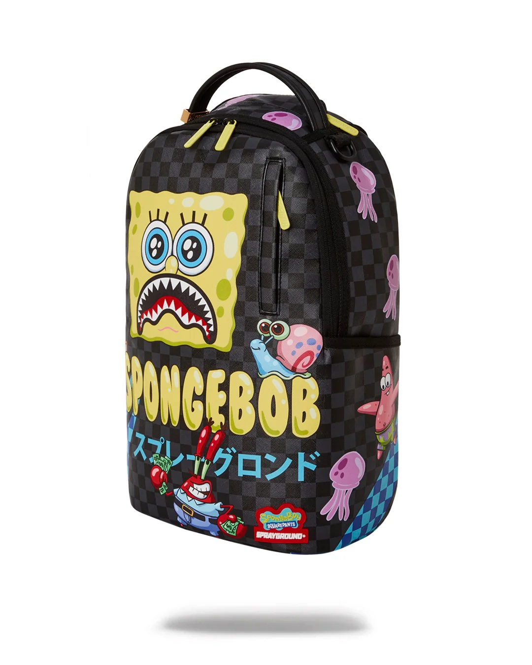 Sponge Bob Bubble Checkered 02 Dlxr Backpack - Image 4
