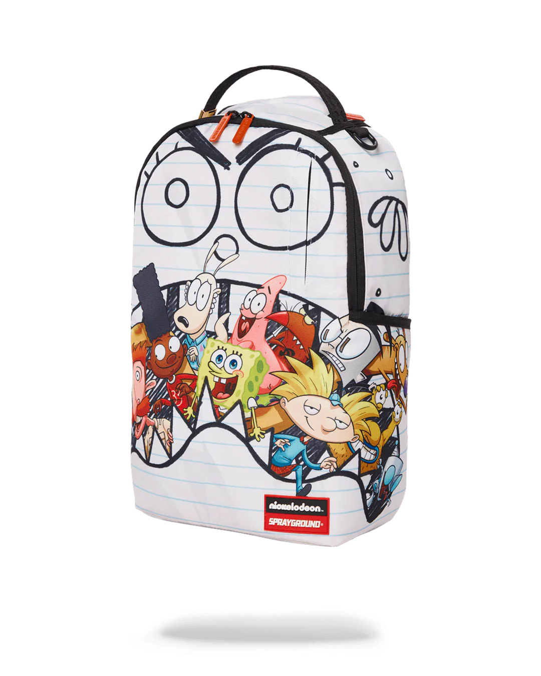 Sprayground Backpack SPONGEDOODLEBOB EATING White - Image 3