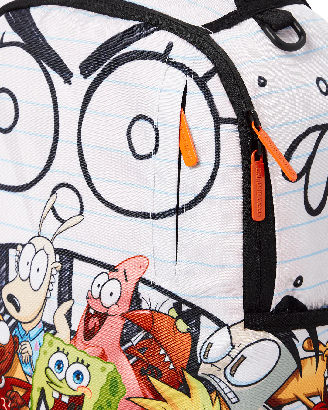 Sprayground Backpack SPONGEDOODLEBOB EATING White - Image 7
