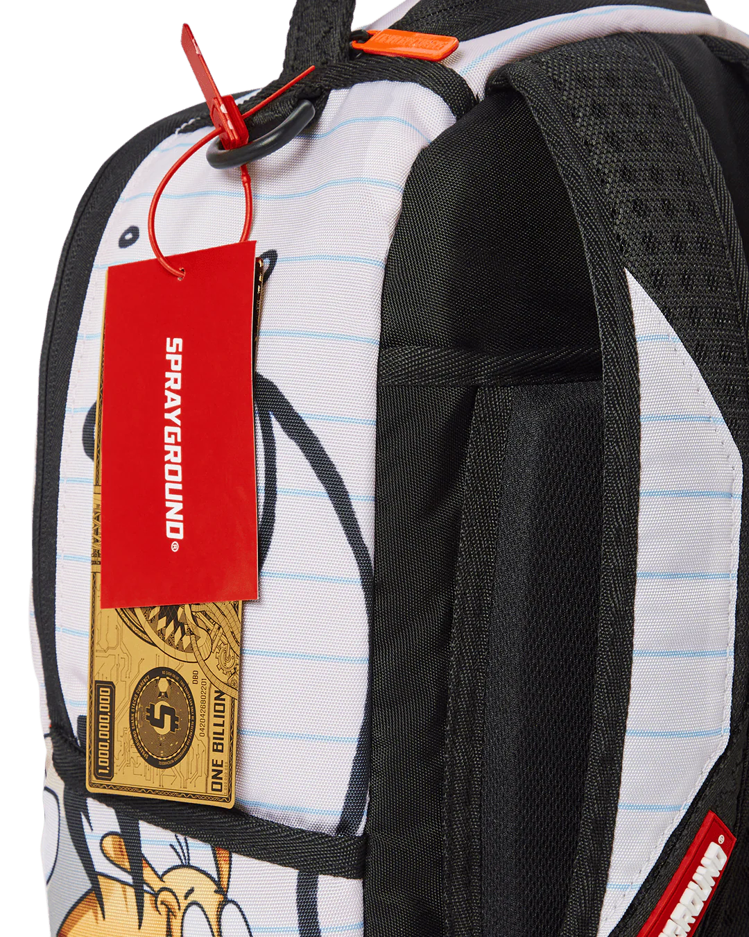 Sprayground Backpack SPONGEDOODLEBOB EATING White - Image 9