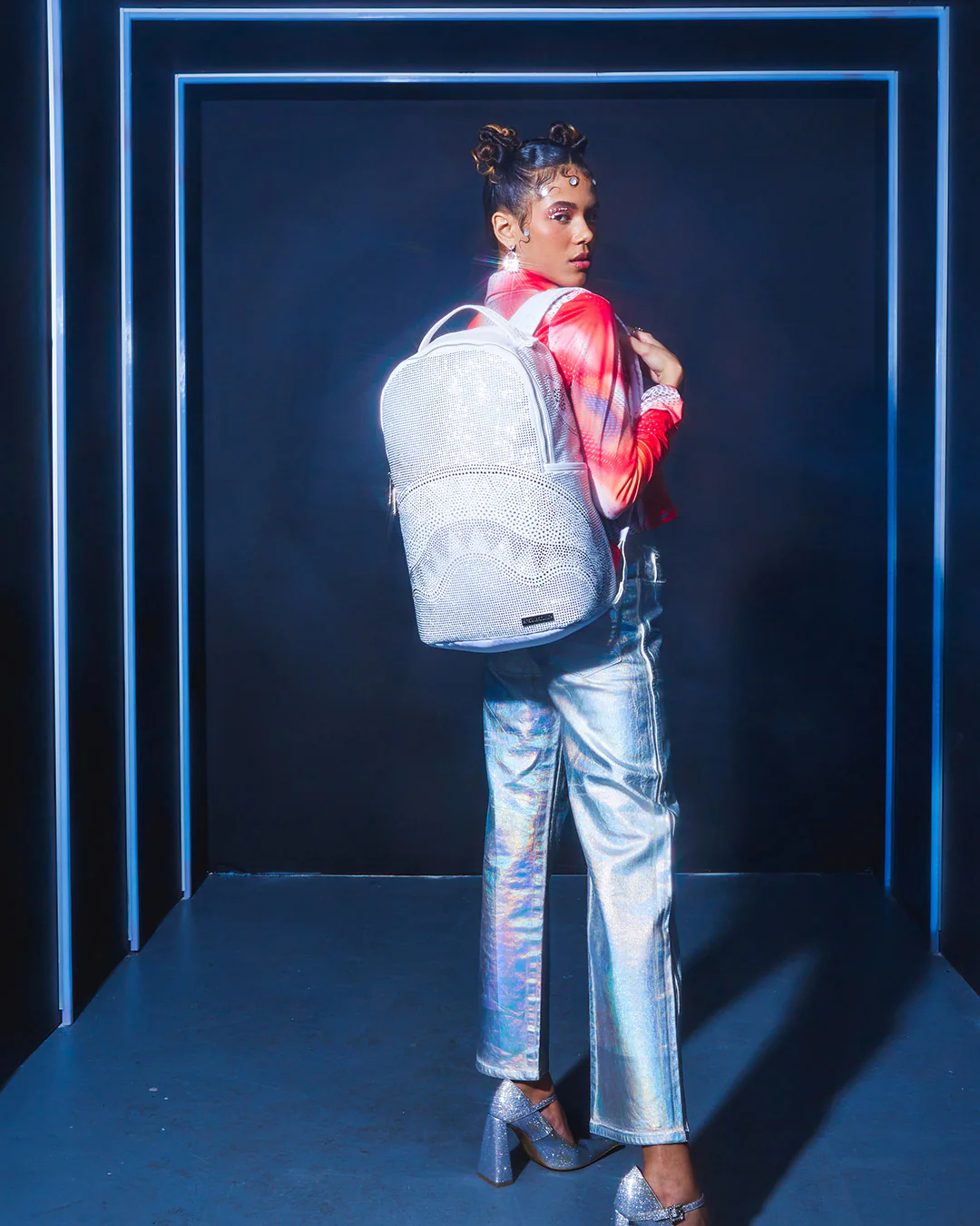 Trinity White  Backpack - Image 2