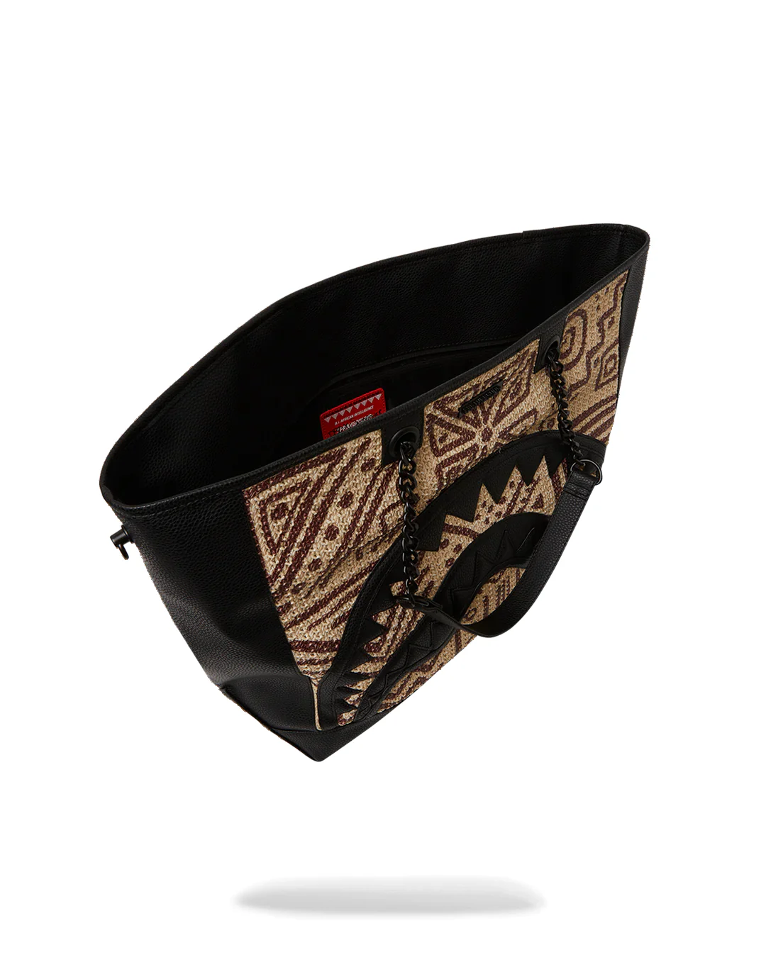 Ai Raffia Palm Shark Luxe Beach Tote - Image 6