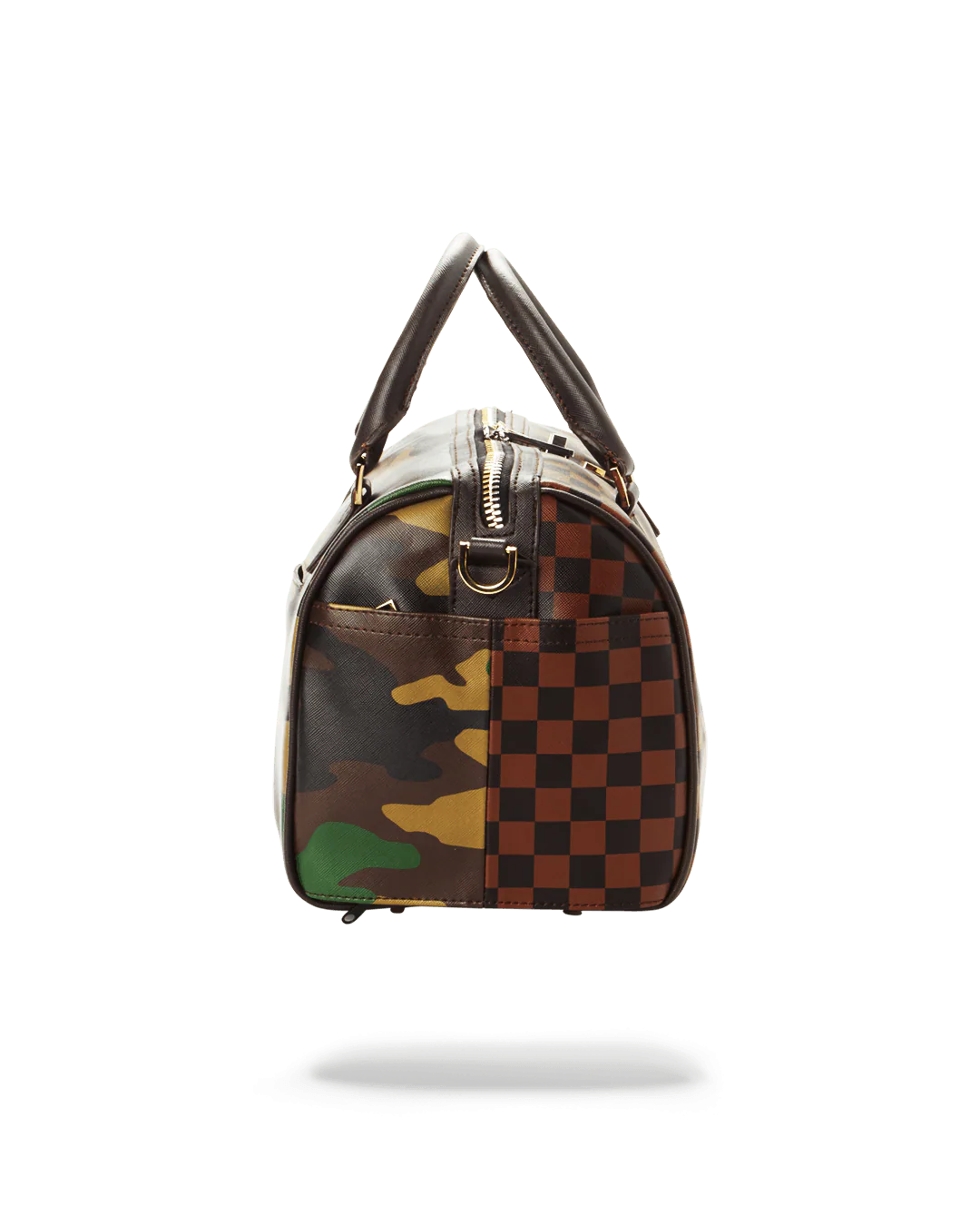 Sprayground Bag CHECK SPLIT MINI DUFFLE Brown - Image 4