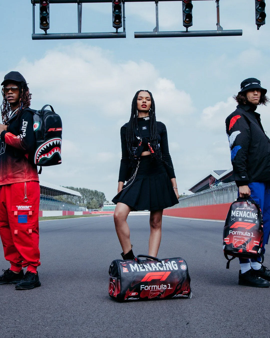 Sprayground Bag FORMULA 1 MENACING DUFFLE Black - Image 12
