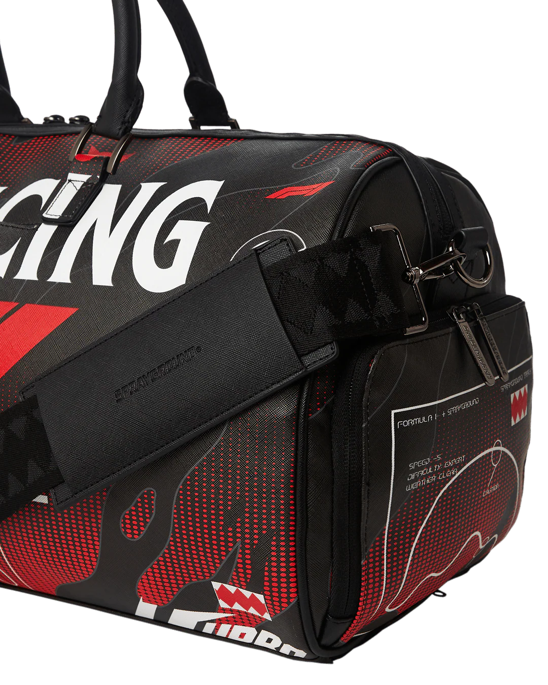 Sprayground Bag FORMULA 1 MENACING DUFFLE Black - Image 13
