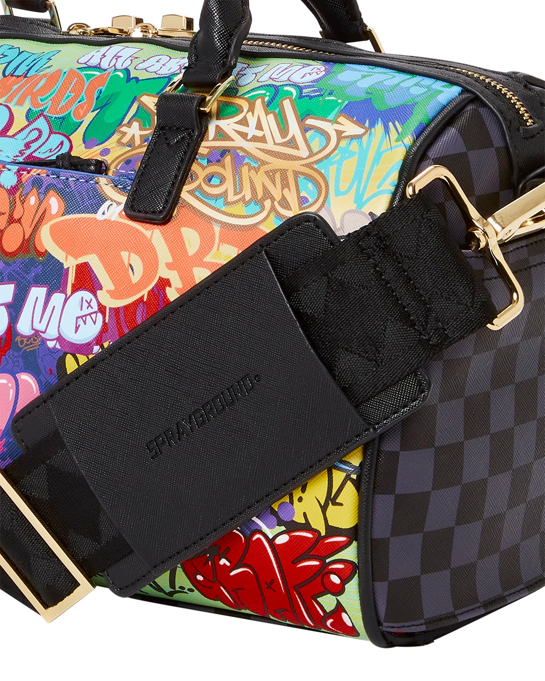 Gold Astro Checkered Reveal Duffle 910d4690nsz - Image 8