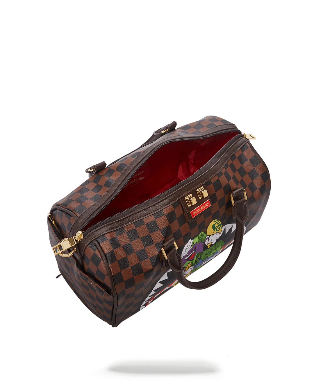 Sprayground Bag MONEY CHASER MINI DUFFLE Brown - Image 9