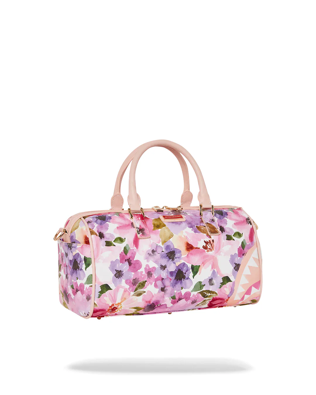 Painted Floral Shark Mini Duffle - Image 3