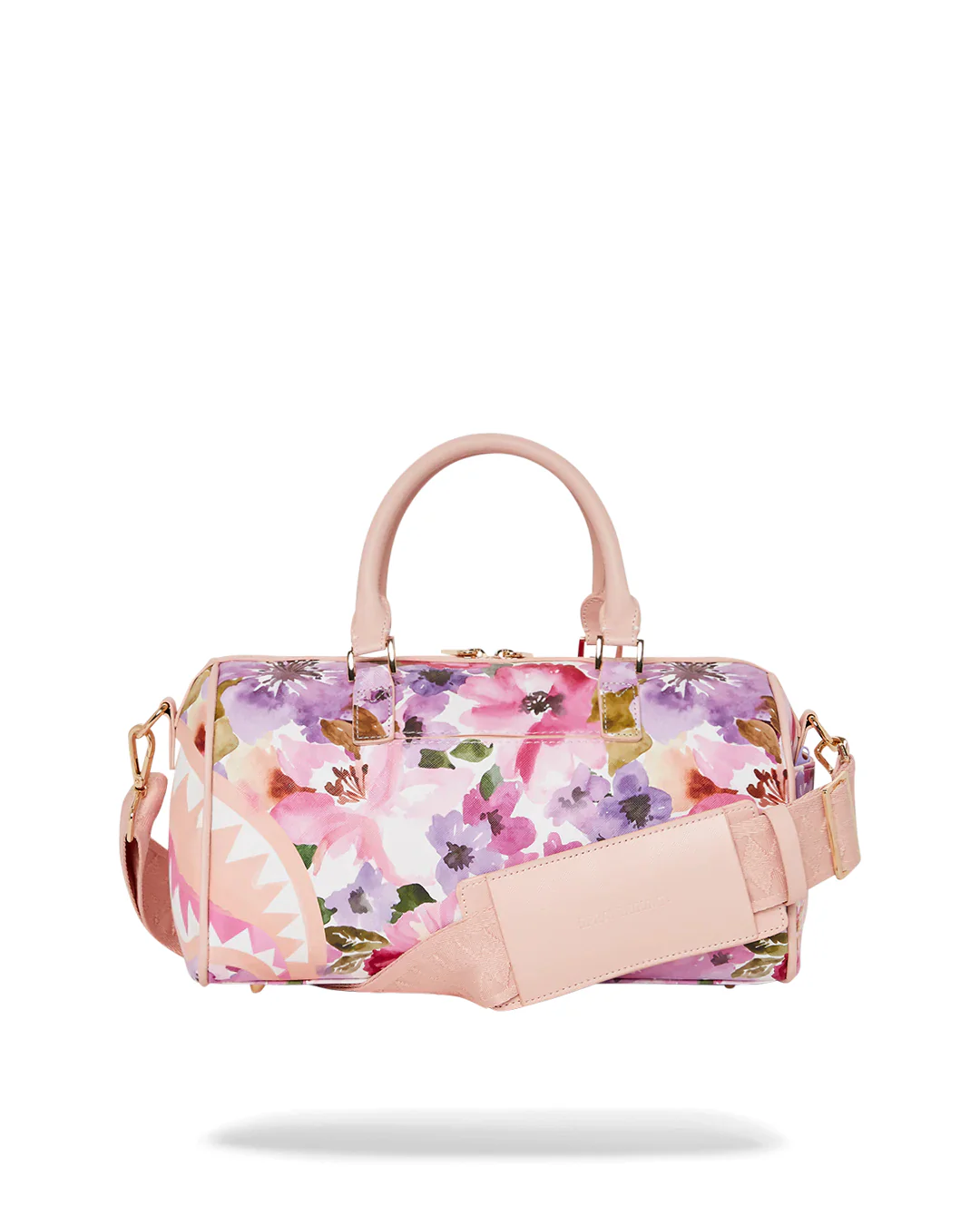 Painted Floral Shark Mini Duffle - Image 7