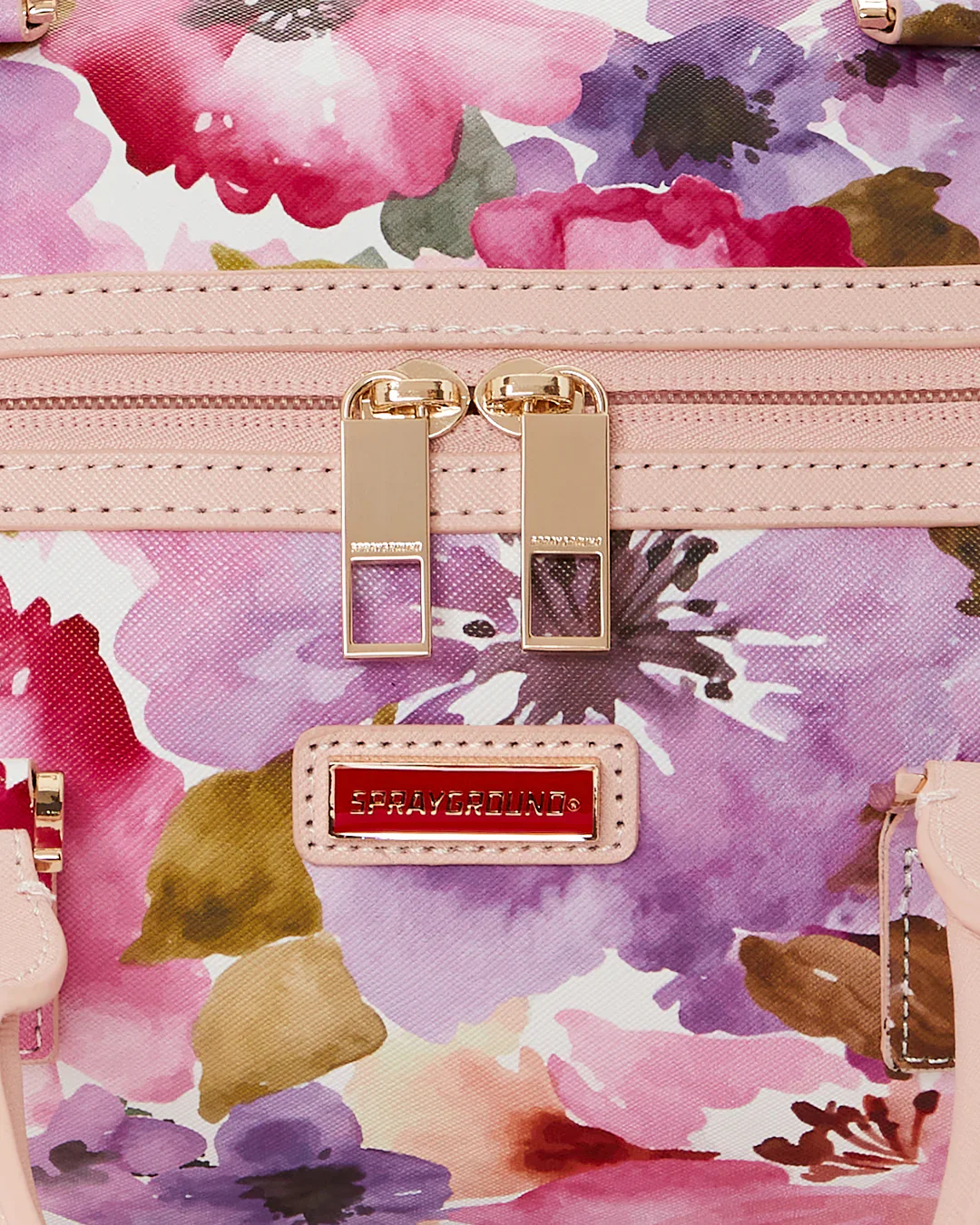 Painted Floral Shark Mini Duffle - Image 9