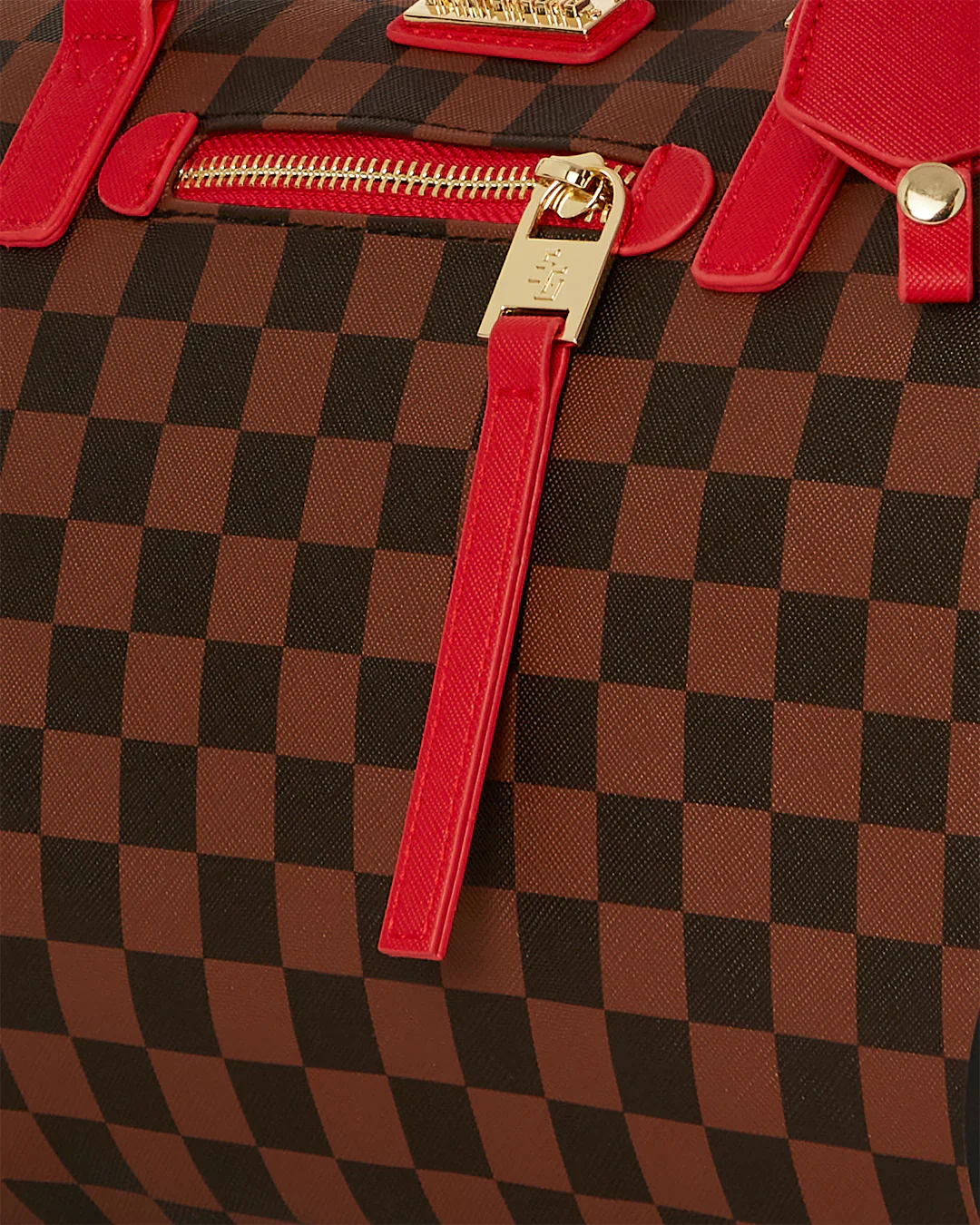 Red Sharks In Paris Box Mini Duffle - Image 12