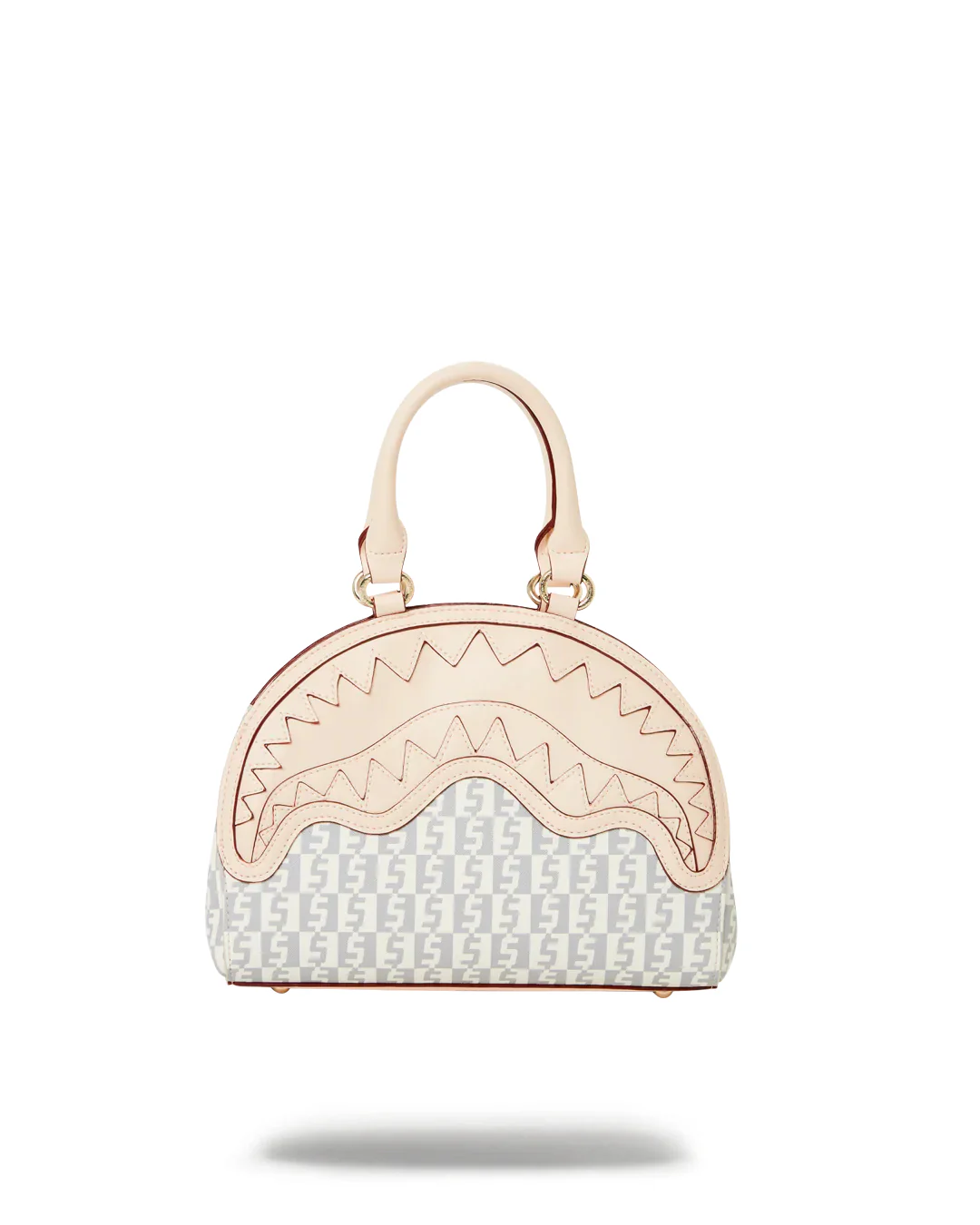 Rose Money Checkered Handbag - Image 8