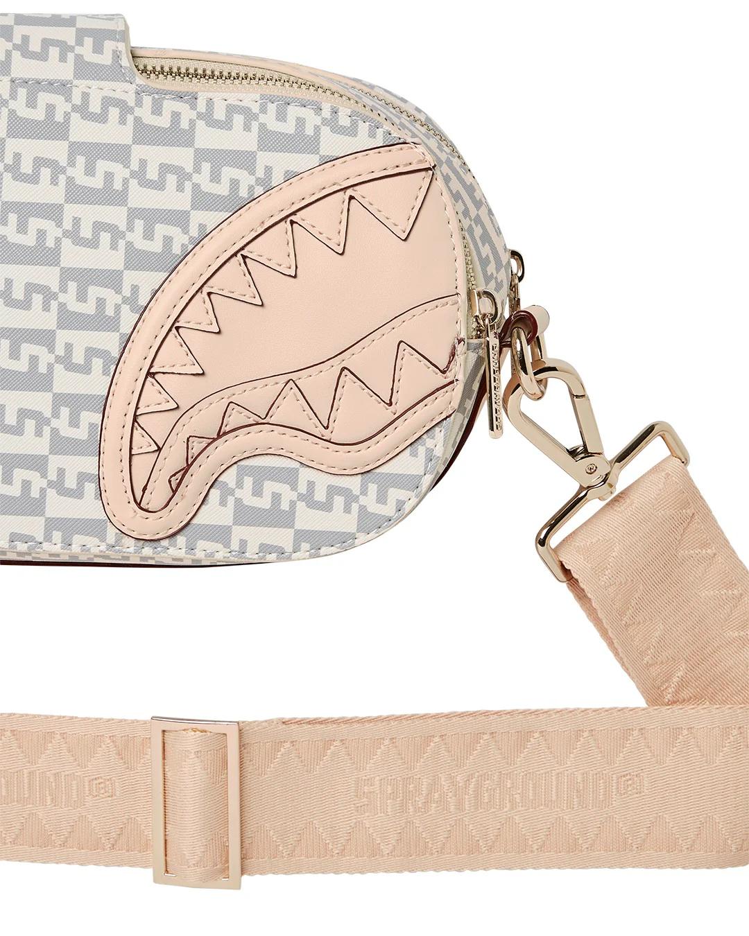 Rose Money Checkered Crossbody Backpack 910b4728nsz - Image 7