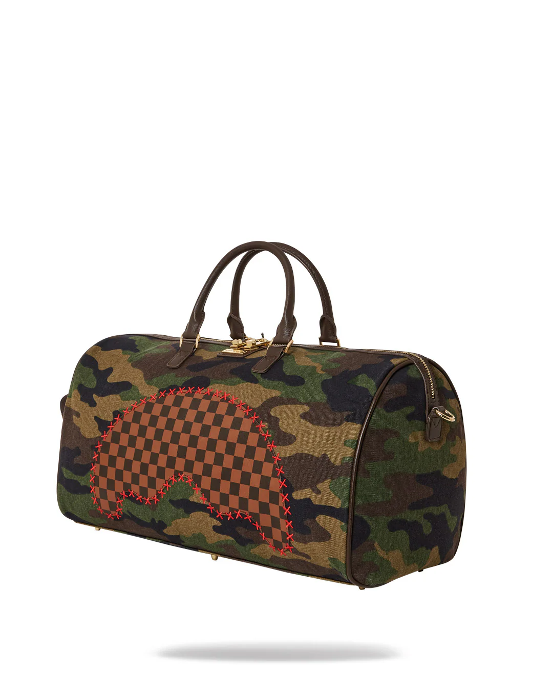 Shark Shape Check Duffle - Image 4