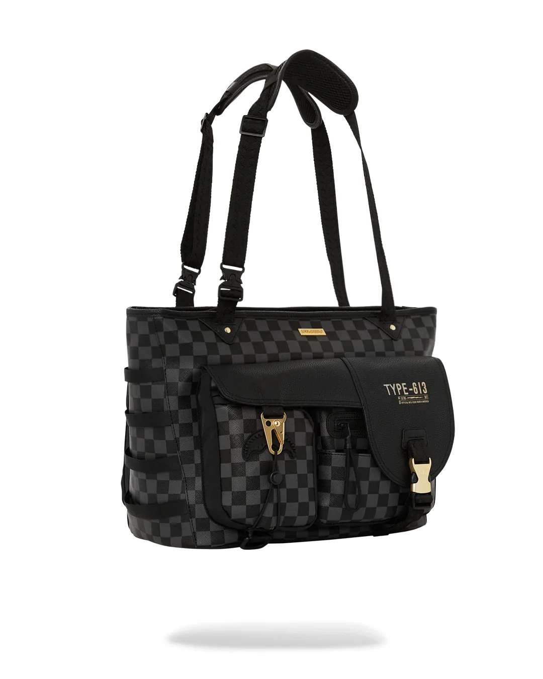 Special Ops Grey Checkered Tote - Image 5